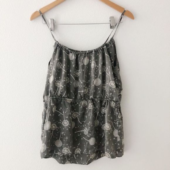 Banana Republic Grey Satin Dandelion Tanktop - Picture 6 of 6